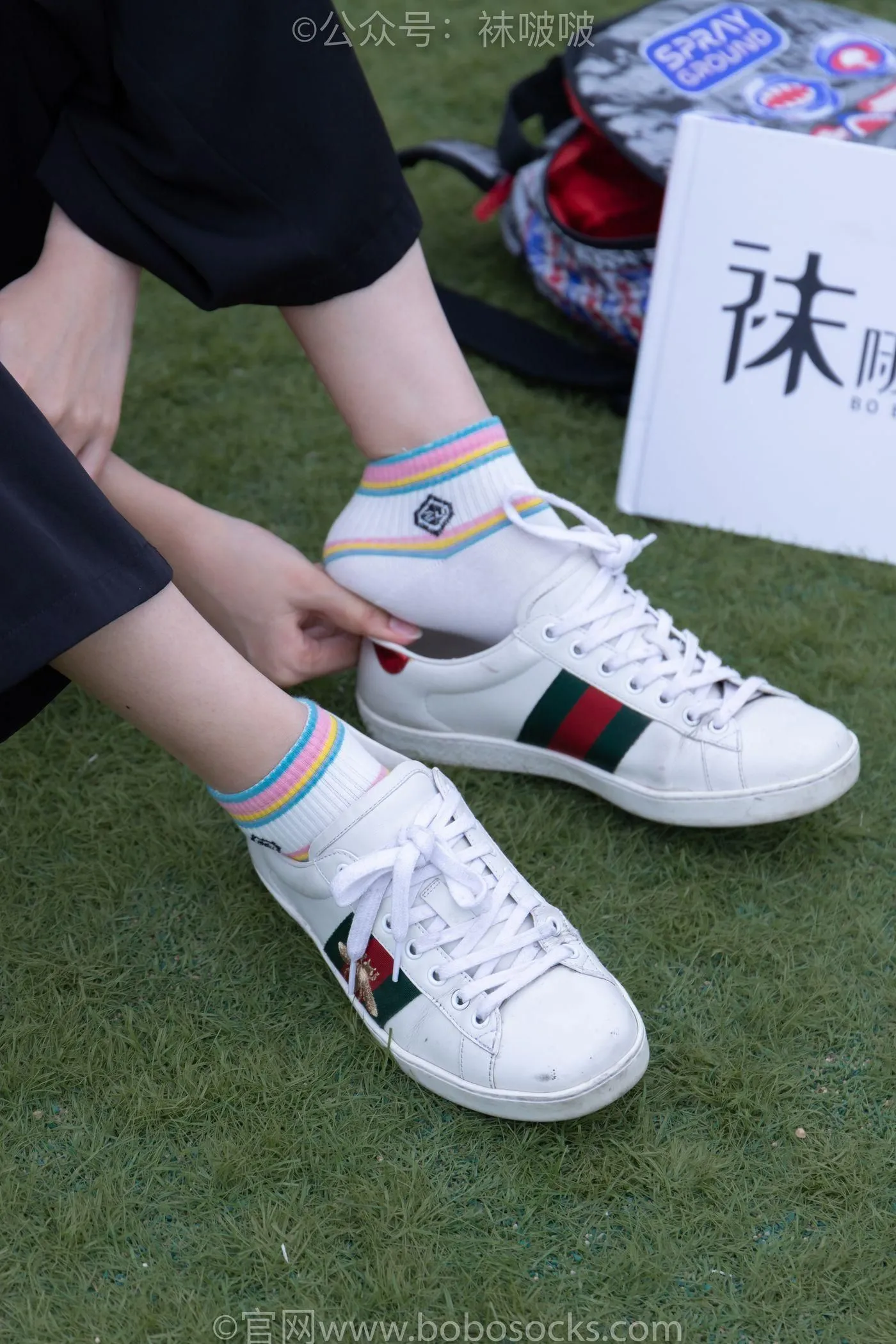 [BoBoSocks袜啵啵]NO.021 泡芙-板鞋、白棉袜、裸足 [131P]插图9